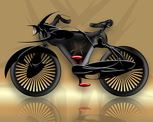 Image showing Beetle Styled Bicycle