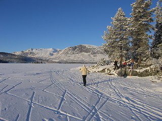 Image showing Skiing Norway