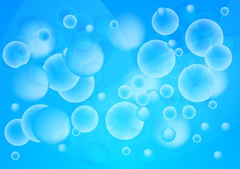 Image showing Vibrant bubbly background (eps 10)
