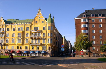 Image showing Quay street of Helsinki