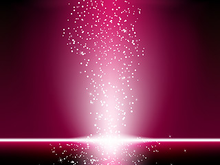 Image showing Pink Stars Background.