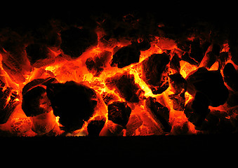 Image showing fireplace texture