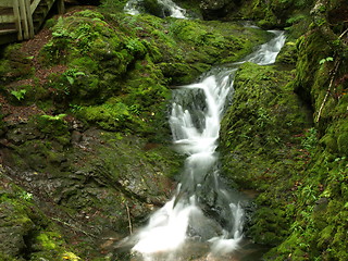 Image showing Refreshing waterfalls.