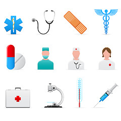 Image showing Medical icons 