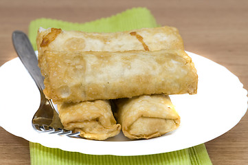 Image showing spring rolls