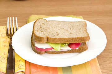 Image showing fresh sandwich