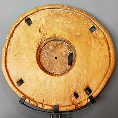 Image showing Wooden wheel