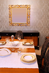 Image showing Retro dining room