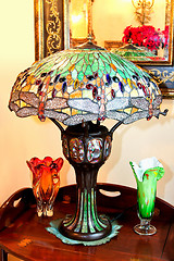 Image showing Glass lamp