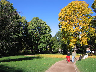 Image showing Oslo castle park