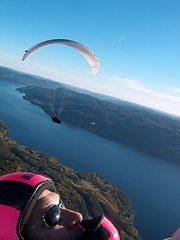 Image showing Paragliding Norway