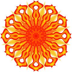 Image showing Decorative sun