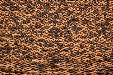 Image showing Abstract texture tiled roof 