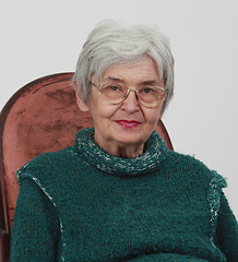 Image showing Portrait of an old woman