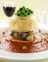 Image showing Short Beef Pie Floater