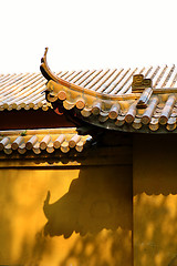 Image showing Architecture of Chinese temple