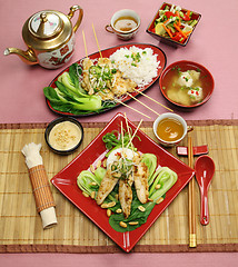 Image showing Asian Chicken Skewers