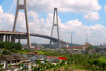 Image showing Xupu bridge, Shanghai