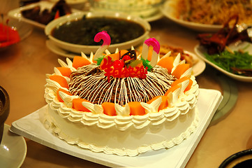 Image showing Birthday cake