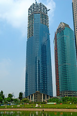 Image showing Shanghai skyscrapers