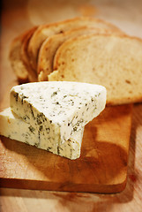 Image showing danish blue cheese