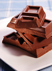 Image showing Blocks of Chocolate