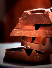 Image showing Blocks of Chocolate 