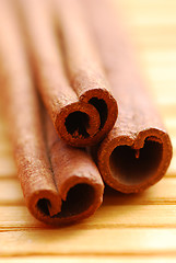 Image showing cinnamon sticks