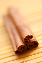 Image showing cinnamon sticks