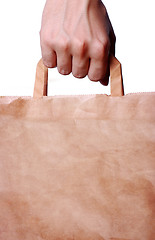 Image showing hand holding shopping bag