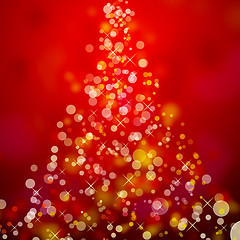 Image showing Abstract christmas tree 