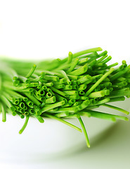 Image showing A bunch of fresh chives