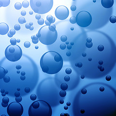 Image showing bubbles underwater