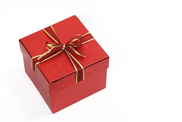 Image showing red gift box 