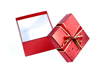 Image showing red gift box 