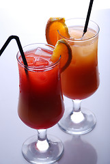 Image showing colorful cocktails 