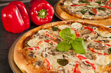 Image showing Cooked pizza