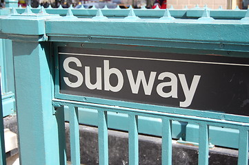 Image showing Subway