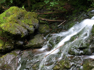 Image showing Refreshing waterfalls.