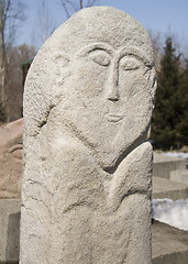 Image showing ancient stone idol