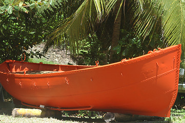 Image showing orange boat 421