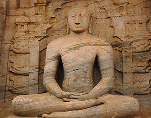 Image showing Seated Budha Statue