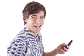 Image showing man on the phone