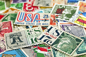 Image showing Vintage stamps