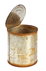 Image showing Rusty tin can