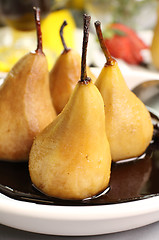 Image showing Poached Pears