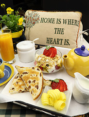 Image showing Breakfast Tray