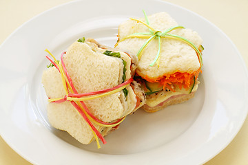 Image showing Star Sandwiches