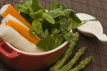 Image showing surimi salad