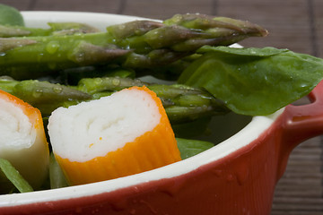 Image showing surimi salad